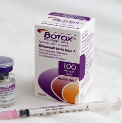 Da injeção branca Botulinum do pó de Botox da toxina de Allergan Botulax 100iu anti enrugamentos
