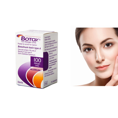 Injecção de Toxina Botulínica em Pó Branqueador Remover Rugas 100 Unidades de Botox