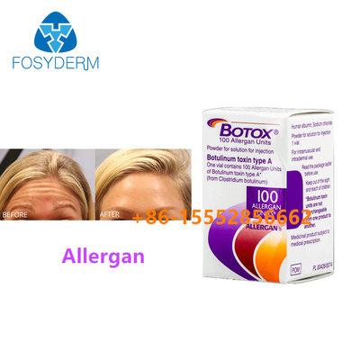 100 unidades Toxina Botulínica Alérgico Remover Rugas Faciais Injecção Botox Tipo A