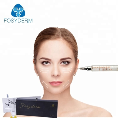 Enchimento cutâneo do ácido hialurónico do sódio de Fosyderm para a cirurgia estética Derm 1ml