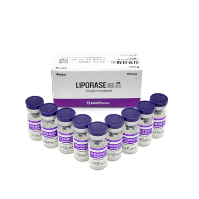 10 tubos de ensaio/caixas Liporase dissolvem o Lyase ácido hialurónico da injeção