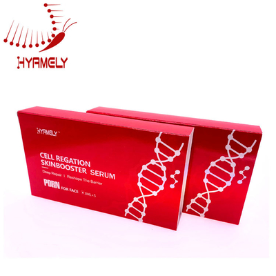 Tratamentos da pele do soro de HYAMELY PDRN para promover a regeneração do colagênio com 5 tubos de ensaio