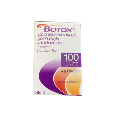 A BTX Botulinum das unidades da toxina 100 da injeção de Allergan enruga a remoção