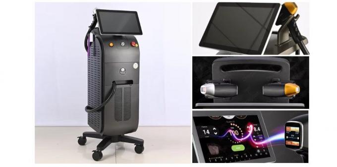 Laser de depilação permanente Ultra fina tela 4K 808nm Diodo Laser depilação laser de titânio 1
