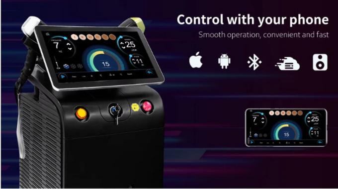 808nm Máquina de remoção de cabelo a laser a diodo de 1200W 1800W 0