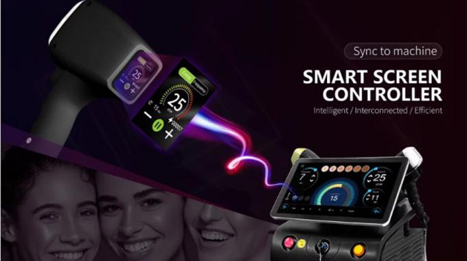 808nm Máquina de remoção de cabelo a laser a diodo de 1200W 1800W 2