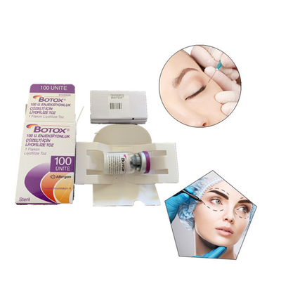 Enrugamentos Botulinum de Allergan  100iu das injeções da toxina dos cuidados com a pele anti