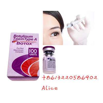 Tipo Botulinum de Allergan Botox das injeções da toxina dos cuidados com a pele um 100units