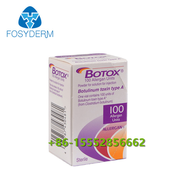 Injeção antienvelhecimento de Botox da toxina Botulinum de 100 unidades de Allergan