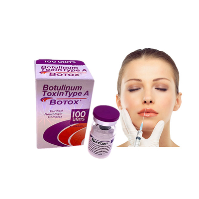 Pó de injeção de  Allergan Cosmetics anti-rugas 100 unidades