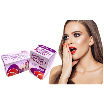 Pó de injeção de  Allergan Cosmetics anti-rugas 100 unidades