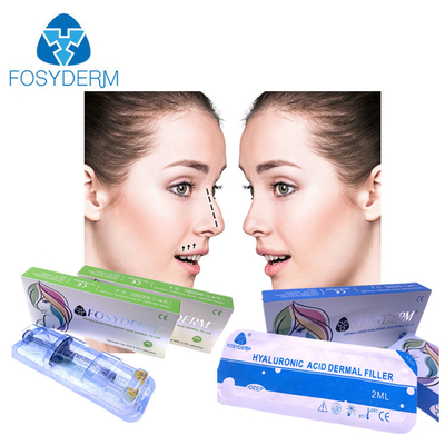 enchimento de 2ml Fosyderm para o ácido hialurónico de Chin Cheeks Lips Removing Wrinkles
