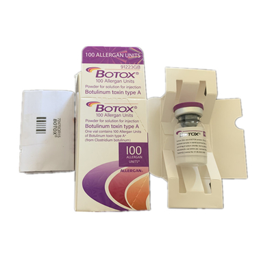 Injeção branca de Allergan 100iu  para a toxina Botulinum facial