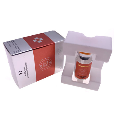 O pó branco de Botulax  100iu para a injeção que a toxina Botulinum remove enruga-se