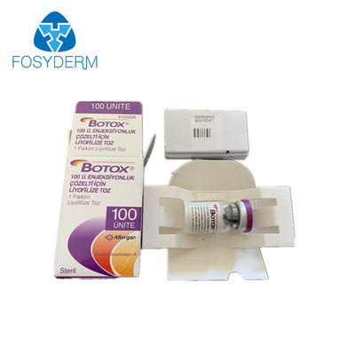 Allergan  100 enrugamentos da toxina Botulinum das unidades anti datilografa uma injeção