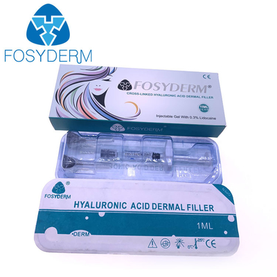 Injeção cutânea ácida hialurónica dos enchimentos dos anti enrugamentos faciais do gel de Fosyderm