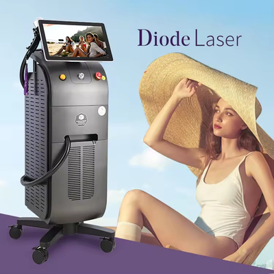 Máquina de remoção de pelos a laser inteligente para todos os tipos de pele com tela 4K