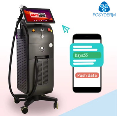 Máquina de remoção de pelos de diodo com laser de gelo 755 808 1064
