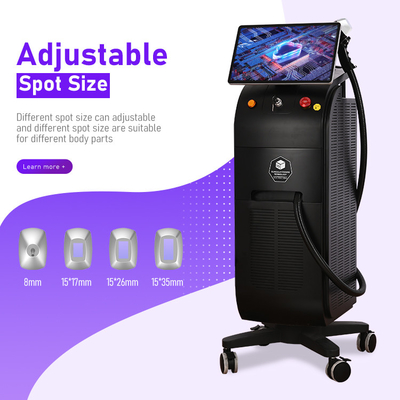 Equipamento de beleza Máquina de depilação a laser Fosyderm 3 ondas 12 barras