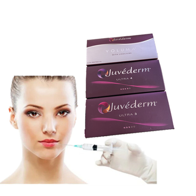 Injecções de cuidados com a pele Plumper de lábios Juvederm Ácido hialurónico Preenchimento dérmico para o rosto