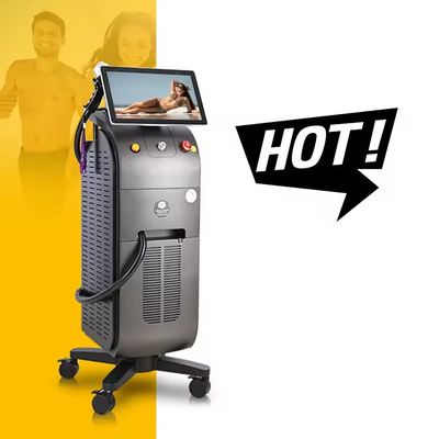 1-10Hz Taxa de repetição Máquina de depilação a laser de diodo Partes com sensor de contacto com a pele
