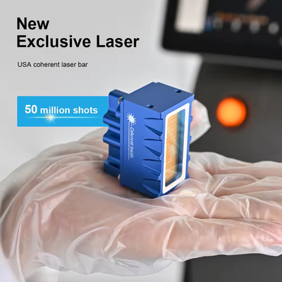 Máquina de remoção de pelos a laser de tamanho 12x26mm com características de segurança Sensor de contato com a pele