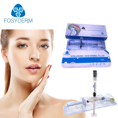 Enchimento facial subcutâneo com ácido hialurónico