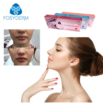 Gel de 1 ml de enchimento de ácido hialurónico para redução de rugas e moldagem facial