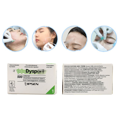 Dysport 500 Dysport 500iu Botulinum Toxin Injection para remoção de rugas
