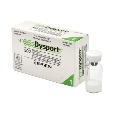 Dysport 500 Dysport 500iu Botulinum Toxin Injection para remoção de rugas