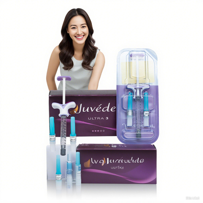 Preenchimento dérmico com ácido hialurônico 24mg/ml para rejuvenescimento facial