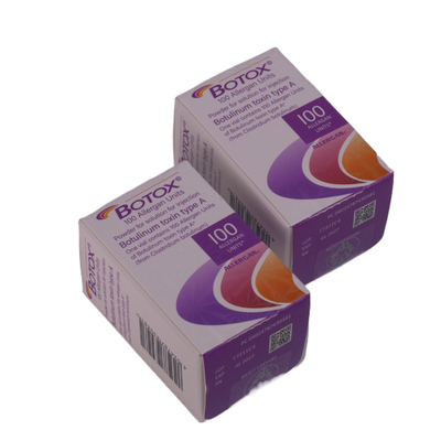 Injecção Allergan Botox 100 unidades para remoção de rugas