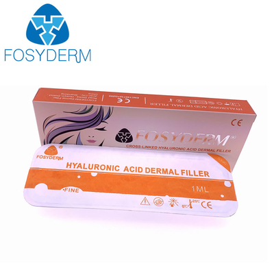 Injeção de preenchimento dérmico com HA de 1ml para rugas na testa Fosyderm
