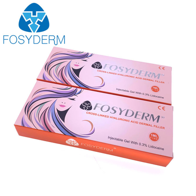 Injeção de preenchimento dérmico com HA de 1ml para rugas na testa Fosyderm