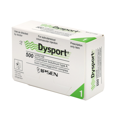 Dysport Botulinum toxin  Dysport 500u Dysport white powder btx Botox