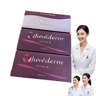 Preenchedor dérmico transparente para uma tez jovem e revigorada. Duração de 6 a 15 meses.