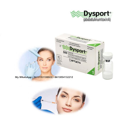 Dysport 500u Toxina botulínica Tratamento da pele Eliminação de rugas Injecção de Botox