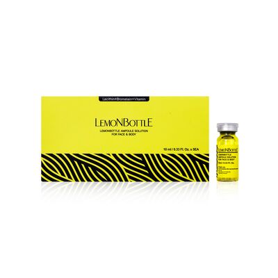 Sérum de Mesoterapia Injetável Garrafa de Limão 10ml Para Dissolver Gordura