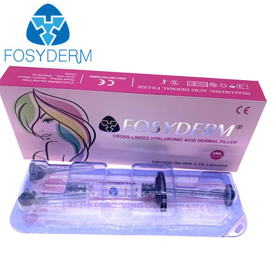 Enchimentos dérmicos do bordo do ácido hialurónico de Fosyderm facial reticulado