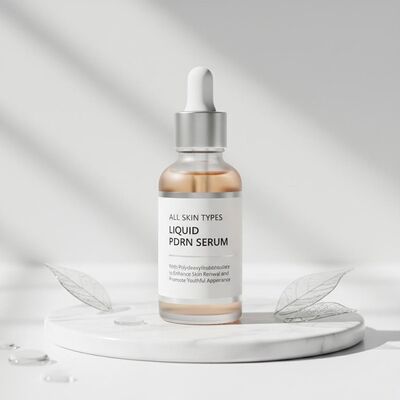 Todos os tipos de pele Soro PDRN líquido com polideoxirribonucleotídeo para melhorar a renovação da pele e promover uma aparência jovem