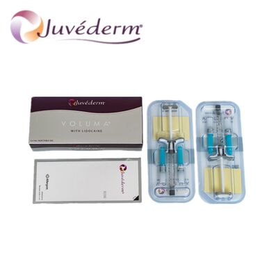 Preenchimento dérmico de ácido hialurônico Juvederm para contorno facial e redução de rugas