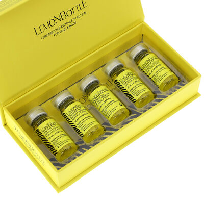 Solução em Ampola de Frasco de Limão 10 ml × 5 Solução de Lipólise Para Dissolver a Gordura