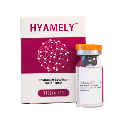 Tipo Botulinum da toxina anti enrugamentos  Hyamely 100 unidades