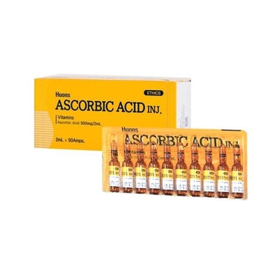 Ácido hialurónico e vitamina C combinados em Huons Ácido ascórbico Tratamento de clareamento para pele brilhante