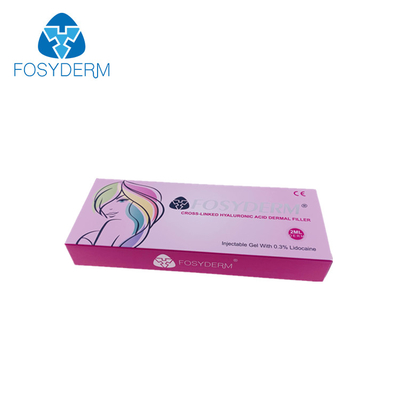 Dos enchimentos cutâneos do bordo de Fosyderm 2ml enchimento cutâneo ácido hialurónico das injeções