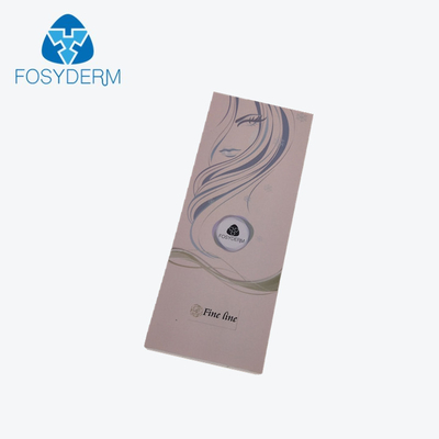 A cruz de Fosyderm 2ml ligou injeções faciais ácidas hialurónicas do bordo cutâneo do enchimento