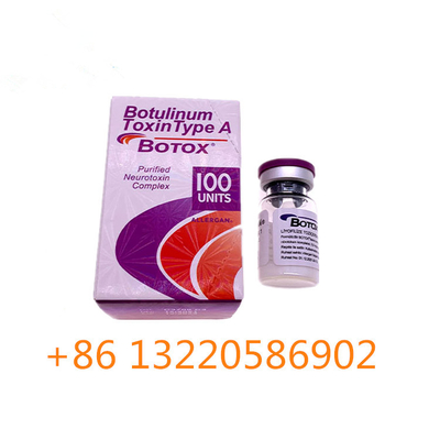 Injeção Botulinum Botox da toxina das unidades de Allergan 100 para a face lift