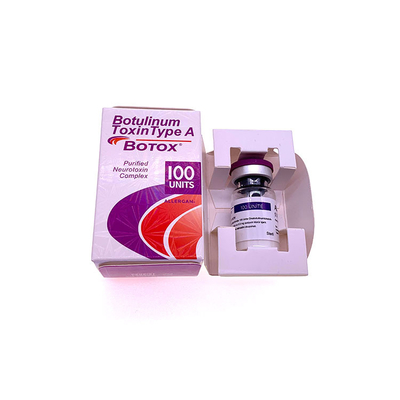 Tipo da toxina de Boyulinum dos tratamentos de Allergan  uns cuidados com a pele 100iu da injeção