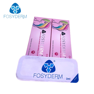 O enchimento dos bordos de Fosyderm 2Ml que remove o meio enruga o ácido hialurónico