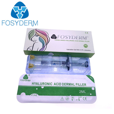 Enchimentos de Fosyderm 2ml para o ácido hialurónico facial das linhas tênues cutâneo